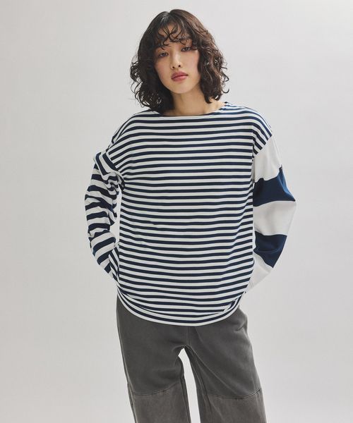 G.F.G.S. for ADAM ET ROPE'】別注ボートネックボーダー | [公式]ADAM