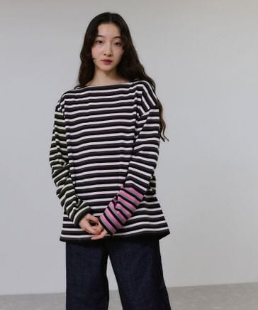 G.F.G.S. for ADAM ET ROPE'】別注ボートネックボーダー | [公式]ADAM