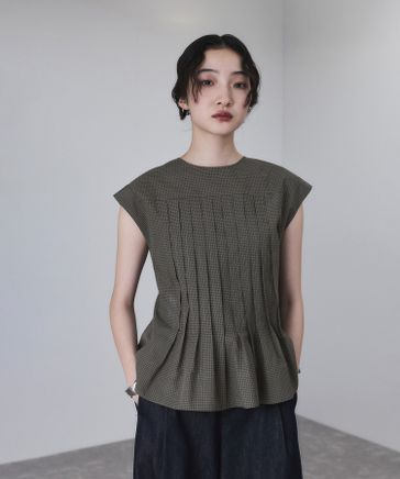 サステナブル】タックフレアジレブラウス | [公式]ADAM ET ROPE