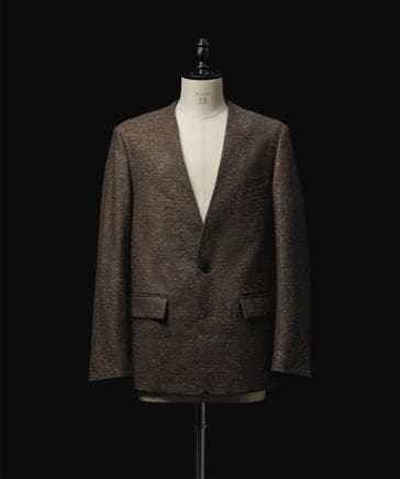 ハードクロス ノーカラージャケット / セットアップ対応 | [公式]ADAM