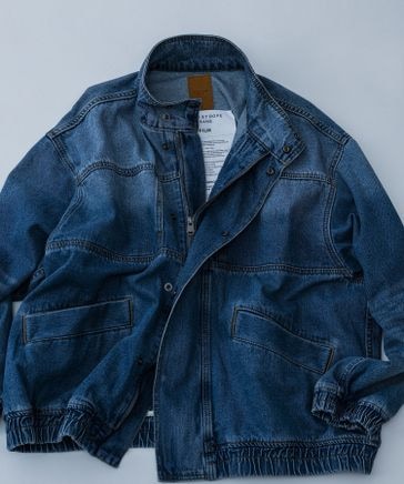 ブリーチデニム ボマージャケット / ADAM ET ROPE' JEANS -FILM