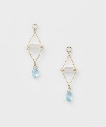 アガット★ラピスラズリ ラブラドライト★ピアス チャーム K10 K10ラブラドライトピアスチャーム｜ピアスチャーム｜アガット 公式