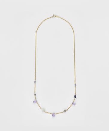 agete シンプルネックレス 小石付き agete シンプルネックレス 小石付き ネックチェーン｜アガット 公式