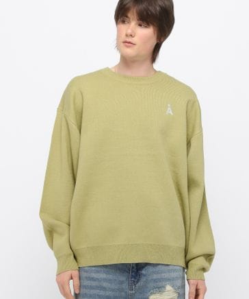 UNISEX】ALAND／Alogoニットクルーネック2 | [公式]エーランド（ALAND