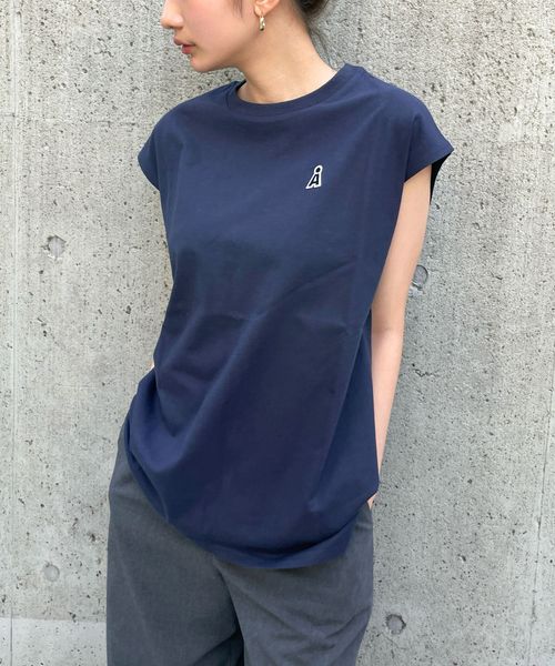 【UNISEX】ALAND/ノースリーブT ネイビー S ALグッズ ALAND エーランド 115446 韓国通販 ドットエスティ 【UNISEX】ALAND/ノースリーブT ネイビー S ALグッズ ALAND エーランド 115446 韓国通販 ドットエスティ