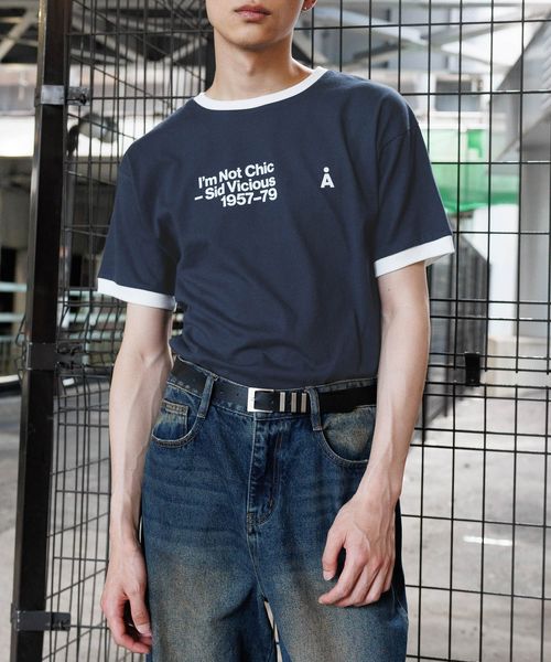 【UNISEX】ALAND/リンガータイトT ネイビー S ALグッズ ALAND エーランド 115450 韓国通販 ドットエスティ 【UNISEX】ALAND/リンガータイトT ネイビー S ALグッズ ALAND エーランド 115450 韓国通販 ドットエスティ
