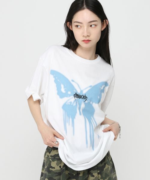 【UNISEX】MAHAGRID/BUTTERFLY T ライトグレー L ユニインナー ALAND エーランド 116909 韓国通販 ドットエスティ 【UNISEX】MAHAGRID/BUTTERFLY T ライトグレー L ユニインナー ALAND エーランド 116909 韓国通販 ドットエスティ