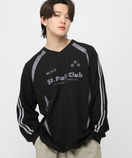 【UNISEX】SAINTPAIN/M.M.C ラインロングスリーブT シルバー L メンズインナー ALAND エーランド 121553 韓国通販 ドットエスティ 【UNISEX】SAINTPAIN/M.M.C ラインロングスリーブT シルバー L メンズインナー ALAND エーランド 121553 韓国通販 ドットエスティ