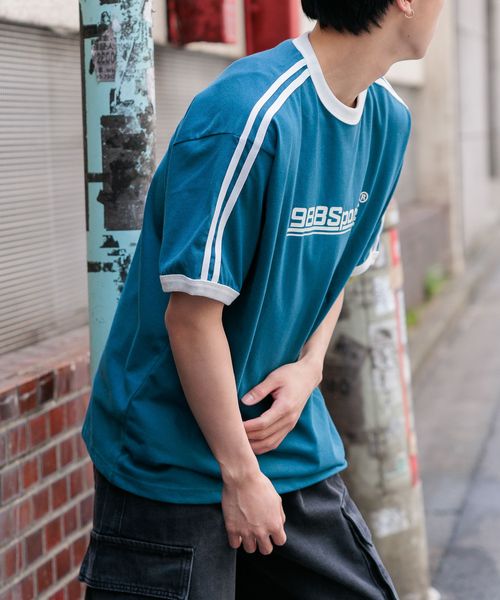 【UNISEX】F. ILLUMINATE/1988 SPORTS T ライトブルー M メンズインナー ALAND エーランド 127760 韓国通販 ドットエスティ 【UNISEX】F. ILLUMINATE/1988 SPORTS T ライトブルー M メンズインナー ALAND エーランド 127760 韓国通販 ドットエスティ