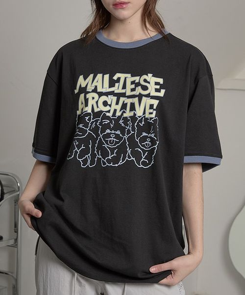 【UNISEX】Wai Kei/マルチーズリンガーT シルバー S ユニインナー ALAND エーランド 146878 韓国通販 ドットエスティ 【UNISEX】Wai Kei/マルチーズリンガーT シルバー S ユニインナー ALAND エーランド 146878 韓国通販 ドットエスティ