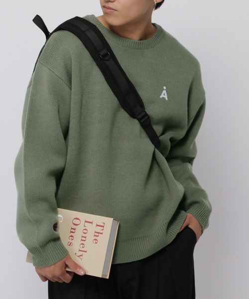 【UNISEX】ALAND/Aロゴクルーニットプルオーバー グレー S ALグッズ ALAND エーランド 149436 韓国通販 ドットエスティ 【UNISEX】ALAND/Aロゴクルーニットプルオーバー グレー S ALグッズ ALAND エーランド 149436 韓国通販 ドットエスティ