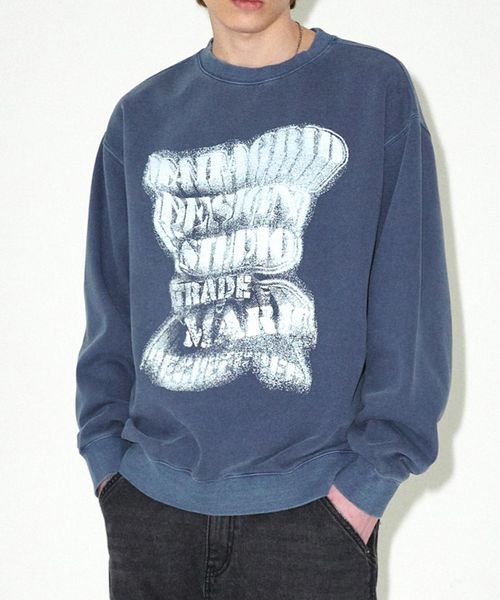 【UNISEX】MAHAGRID/GRUNGEプルオーバー(裏起毛) ライトブルー M ユニインナー ALAND エーランド 152323 韓国通販 ドットエスティ 【UNISEX】MAHAGRID/GRUNGEプルオーバー(裏起毛) ライトブルー M ユニインナー ALAND エーランド 152323 韓国通販 ドットエスティ