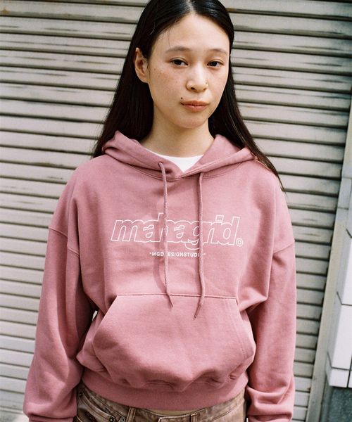 MAHAGRID/THIRDクロップフーディー ピンク FREE ユニインナー ALAND エーランド マハグリッド 152328 韓国通販 ドットエスティ MAHAGRID/THIRDクロップフーディー ピンク FREE ユニインナー ALAND エーランド マハグリッド 152328 韓国通販 ドットエスティ