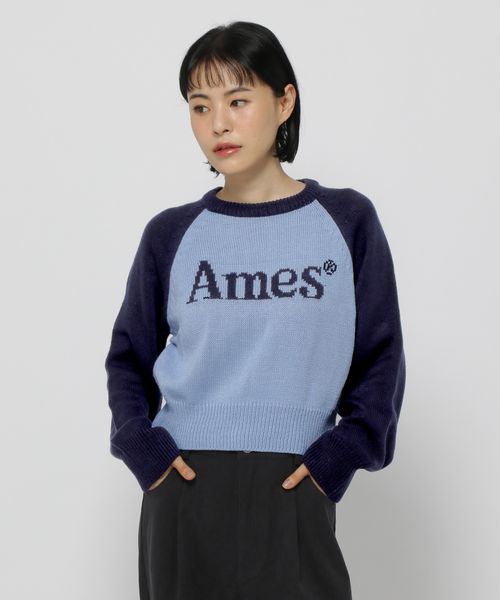 新色追加【UNISEX】AMES WORLDWIDE/ラグランプルオーバーニット ライトブルー L ユニインナー ALAND エーランド 153904 韓国通販 ドットエスティ 新色追加【UNISEX】AMES WORLDWIDE/ラグランプルオーバーニット ライトブルー L ユニインナー ALAND エーランド 153904 韓国通販 ドットエスティ