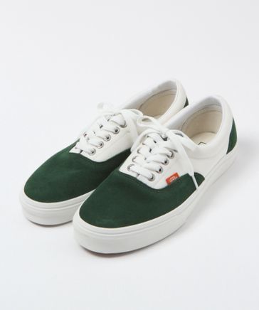 Vans era hotsell green suede