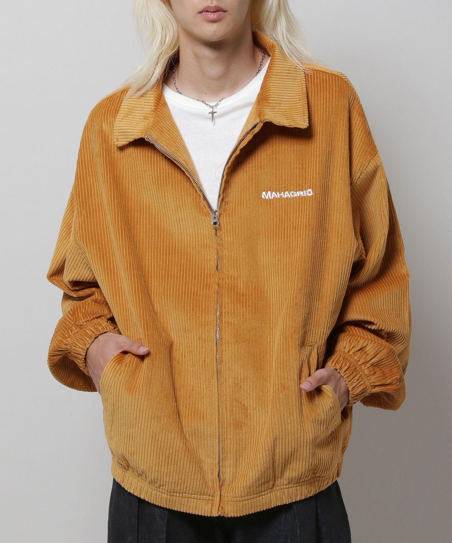 MAHAGRID corduroy track jacket - アウター