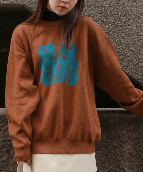 UNISEX】niceghostclub／BEAR KNIT | [公式]エーランド（ALAND）通販