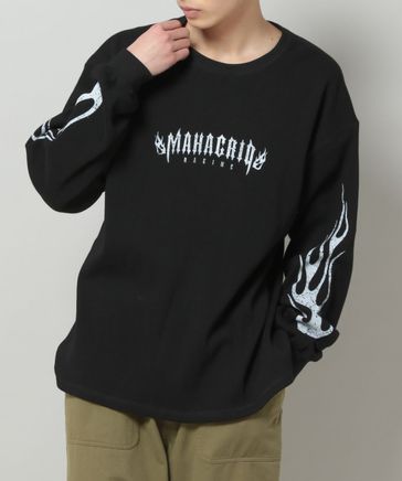 UNISEX】MAHAGRID／フレイムワッフル長袖Tシャツ | [公式]エーランド