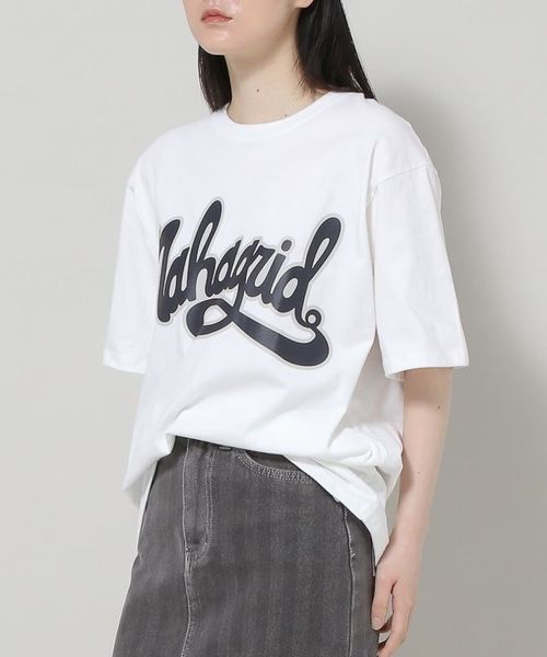 UNISEX】MAHAGRID／カーブロゴTシャツ | [公式]エーランド（ALAND）通販