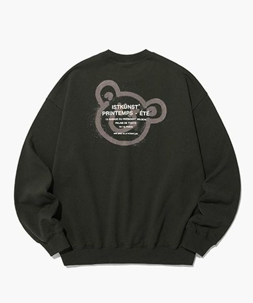 UNISEX】ISTKUNST／BEAR＆SMILEY プルオーバー(ウラケ) | [公式