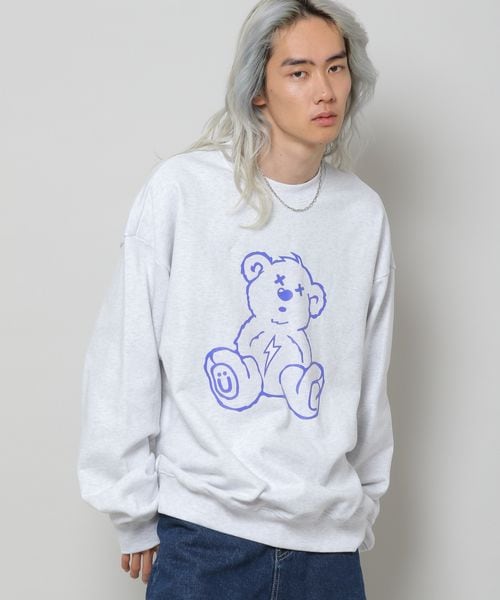 UNISEX】ISTKUNST／THUNDER BEAR プルオーバー(ウラケ) | [公式