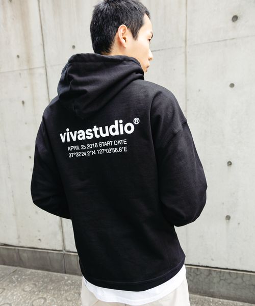 UNISEX】vivastudio／LOCATION フーディー(ウラケ) | [公式]エーランド