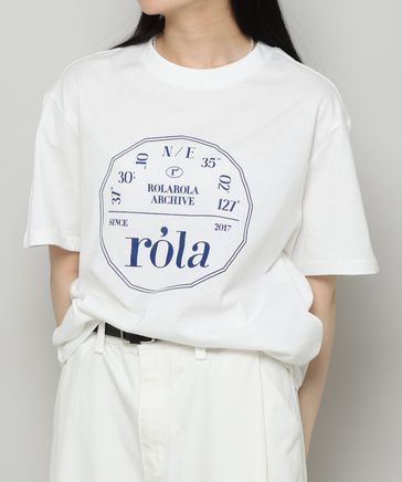 ROLA ROLA／ROUND LOGO T