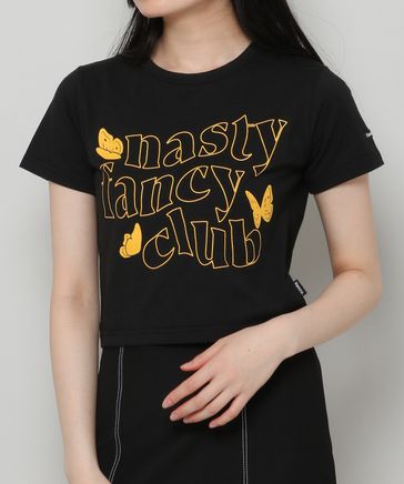 NASTY FANCY CLUB／MINET CROP T