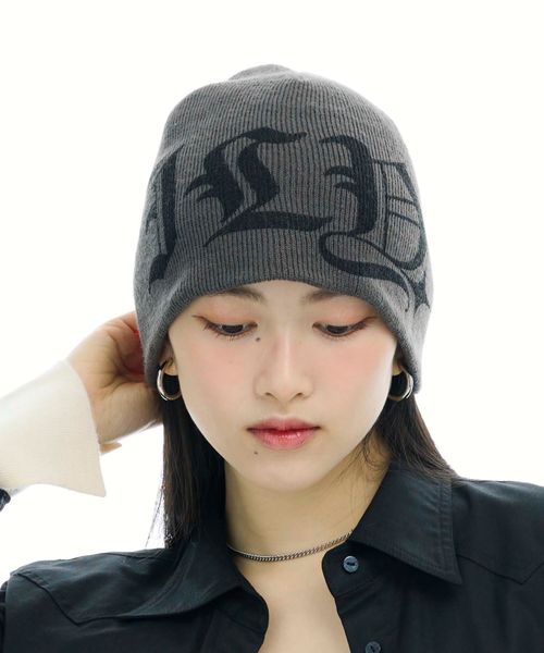 【UNISEX】3.3 Field Trip/ゴシックロゴビーニー グレー FREE ユニグッズ ALAND エーランド 233681 韓国通販 ドットエスティ 【UNISEX】3.3 Field Trip/ゴシックロゴビーニー グレー FREE ユニグッズ ALAND エーランド 233681 韓国通販 ドットエスティ