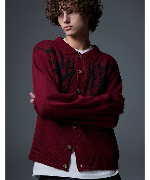 【UNISEX】 NOT4NERD/バタフライニットカーデ レッド M ユニインナー ALAND エーランド 243093 韓国通販 ドットエスティ 【UNISEX】 NOT4NERD/バタフライニットカーデ レッド M ユニインナー ALAND エーランド 243093 韓国通販 ドットエスティ