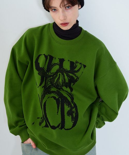 【UNISEX】SLOW ACID/ピーチスキンラスティープルオーバー(裏起毛) グリーン S ユニインナー ALAND エーランド 243137 韓国通販 ドットエスティ 【UNISEX】SLOW ACID/ピーチスキンラスティープルオーバー(裏起毛) グリーン S ユニインナー ALAND エーランド 243137 韓国通販 ドットエスティ