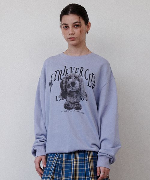 【UNISEX】Retriever Club/レトリバードール プルオーバー パープル M ユニインナー ALAND エーランド 253618 韓国通販 ドットエスティ 【UNISEX】Retriever Club/レトリバードール プルオーバー パープル M ユニインナー ALAND エーランド 253618 韓国通販 ドットエスティ