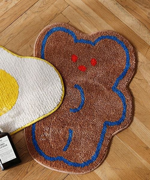 �y�ē��ׁzRomane corp.�^Bath rug2 ���C�g�x�[�W�� �����G�݂P ALAND �G�[�����h 271784 �؍��ʔ� �h�b�g�G�X�e�B