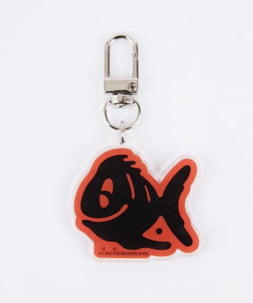 A LINE/FISH KEYRING オレンジ ALグッズ ALAND エーランド 274792 韓国通販 ドットエスティ A LINE/FISH KEYRING オレンジ ALグッズ ALAND エーランド 274792 韓国通販 ドットエスティ