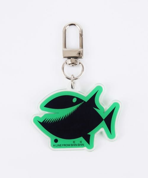 A LINE/FISH KEYRING グリーン ALグッズ ALAND エーランド 274794 韓国通販 ドットエスティ A LINE/FISH KEYRING グリーン ALグッズ ALAND エーランド 274794 韓国通販 ドットエスティ