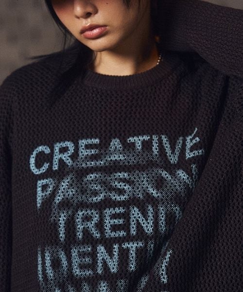 【UNISEX】F. ILLUMINATE/サークルBLURニット チャコールグレー M メンズインナー ALAND エーランド 282738 韓国通販 ドットエスティ 【UNISEX】F. ILLUMINATE/サークルBLURニット チャコールグレー M メンズインナー ALAND エーランド 282738 韓国通販 ドットエスティ