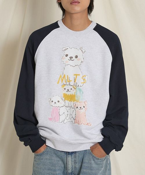 【UNISEX】Wai Kei/マルチーズラグラン プルオーバー(ウラケ) ライトグレー L ユニインナー ALAND エーランド 282779 韓国通販 ドットエスティ 【UNISEX】Wai Kei/マルチーズラグラン プルオーバー(ウラケ) ライトグレー L ユニインナー ALAND エーランド 282779 韓国通販 ドットエスティ