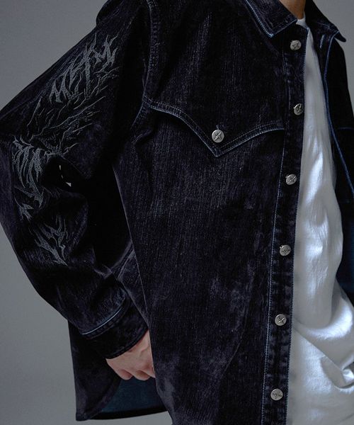 【UNISEX】NOT4NERD/Off Shot デニムシャツ シルバー M ユニインナー ALAND エーランド 289280 韓国通販 ドットエスティ 【UNISEX】NOT4NERD/Off Shot デニムシャツ シルバー M ユニインナー ALAND エーランド 289280 韓国通販 ドットエスティ