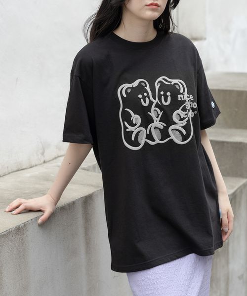【UNISEX】niceghostclub/GUMMY BEAR T シルバー S ユニインナー ALAND エーランド 297823 韓国通販 ドットエスティ 【UNISEX】niceghostclub/GUMMY BEAR T シルバー S ユニインナー ALAND エーランド 297823 韓国通販 ドットエスティ