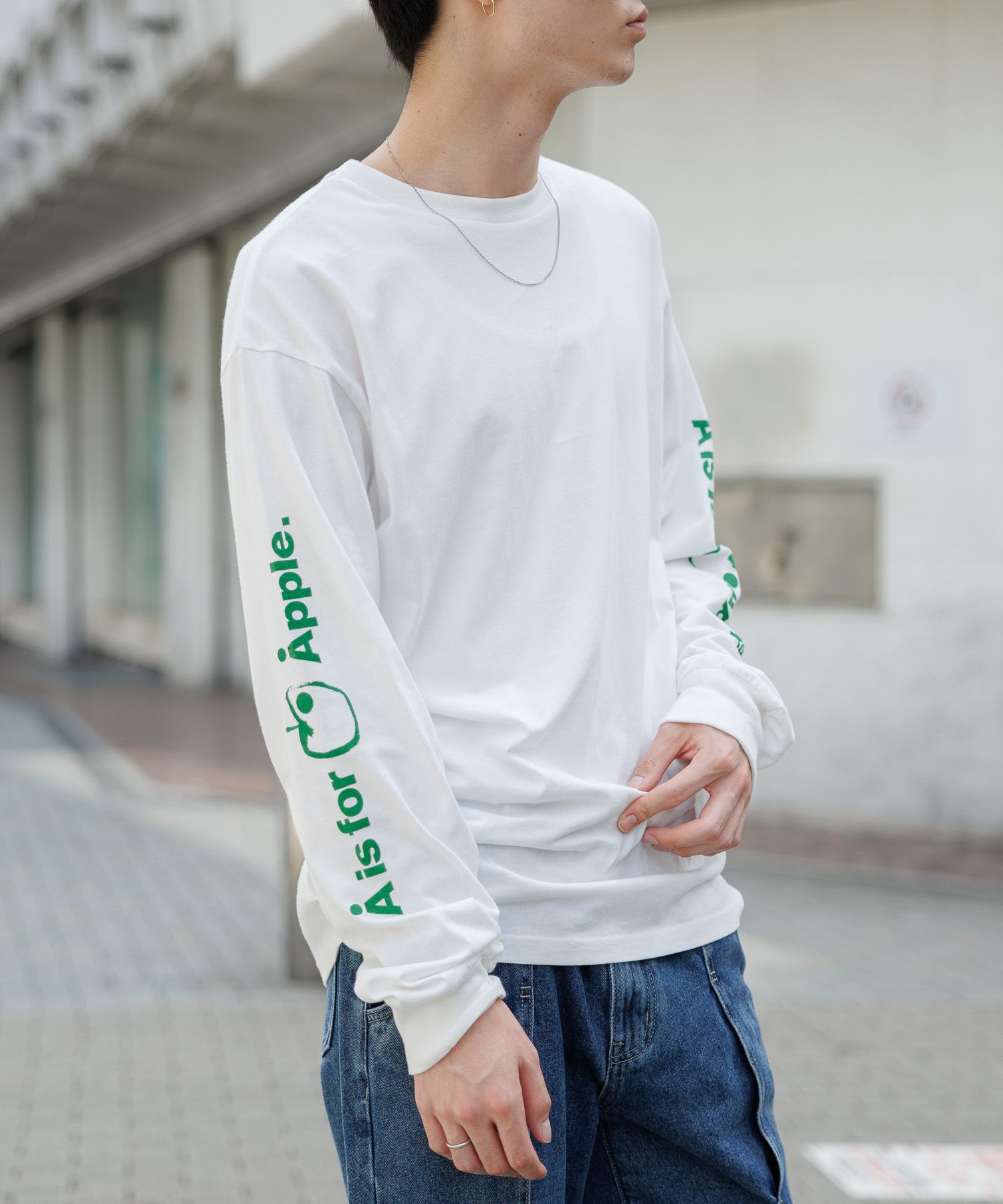 UNISEX】ALAND／applelogo長袖Tシャツ | [公式]エーランド（ALAND）通販