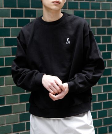 【UNISEX】ALAND／ワッペンスウェット（ウラケ）