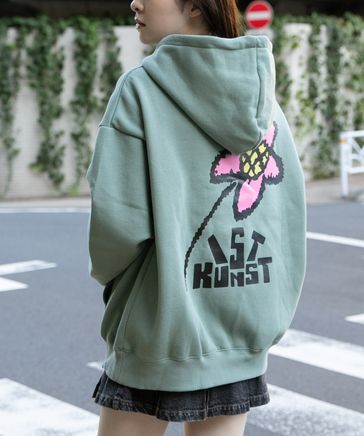 UNISEX】ISTKUNST／DOODLEフラワー フーディー（裏起毛） | [公式