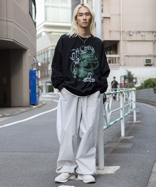 UNISEX】SLOW ACID／AFTERIMAGEプルオーバー 2986366-