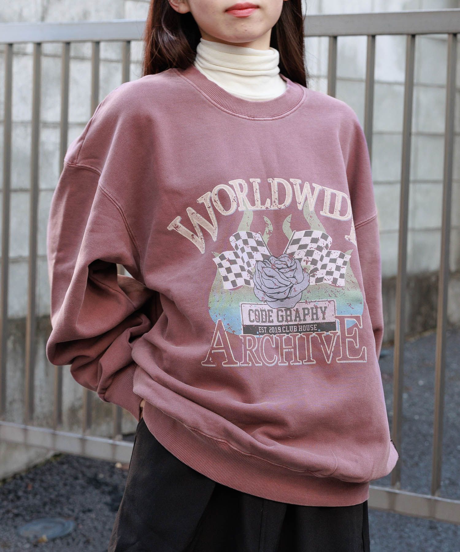 UNISEX】Code：graphy／Worldwide プルオーバー 2990936-