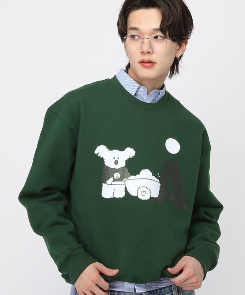 【UNISEX】Romane×ALAND/COCOプルオーバー(裏起毛) グリーン L ALグッズ ALAND エーランド 321995 韓国通販 ドットエスティ 【UNISEX】Romane×ALAND/COCOプルオーバー(裏起毛) グリーン L ALグッズ ALAND エーランド 321995 韓国通販 ドットエスティ