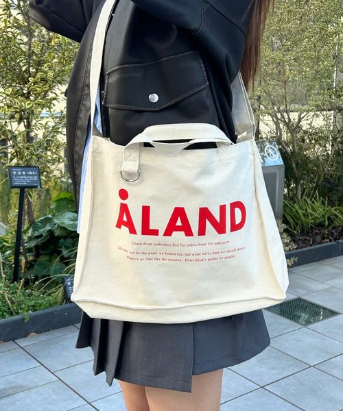 一部カラー予約【UNISEX】ALAND/横長Dリングトート ライトグレー ALグッズ ALAND エーランド 327199 韓国通販 ドットエスティ 一部カラー予約【UNISEX】ALAND/横長Dリングトート ライトグレー ALグッズ ALAND エーランド 327199 韓国通販 ドットエスティ