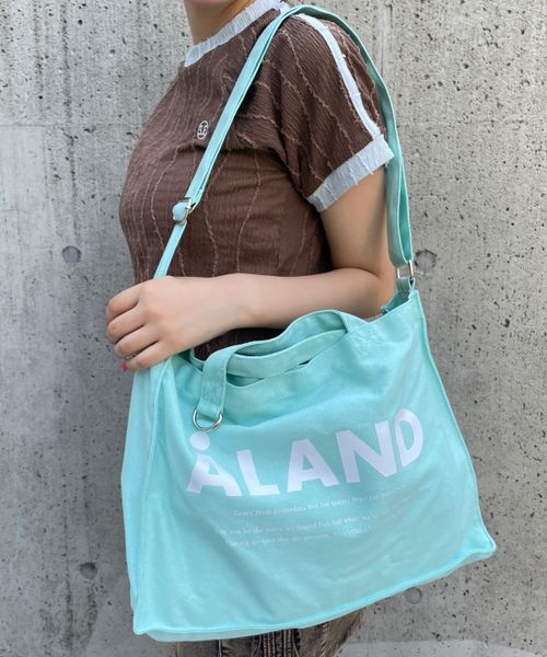 新色追加【UNISEX】ALAND/横長Dリングトート グリーン ALグッズ ALAND エーランド 327199 韓国通販 ドットエスティ 新色追加【UNISEX】ALAND/横長Dリングトート グリーン ALグッズ ALAND エーランド 327199 韓国通販 ドットエスティ