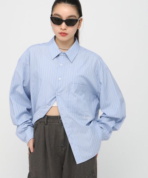 【UNISEX】MAHAGRID/COMFORT ショートシャツ ライトブルー M ユニインナー ALAND エーランド 327931 韓国通販 ドットエスティ 【UNISEX】MAHAGRID/COMFORT ショートシャツ ライトブルー M ユニインナー ALAND エーランド 327931 韓国通販 ドットエスティ