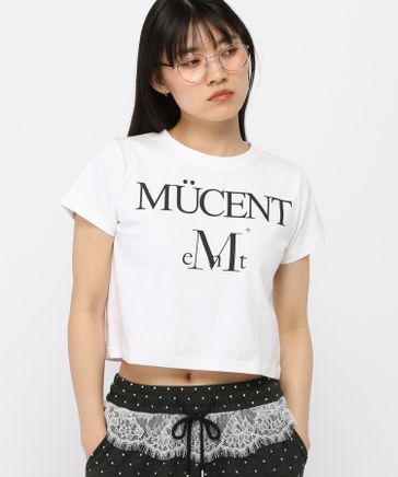 MÜCENT ムセント Tシャツ ホワイト 新品 韓国人気ブランド MUCENT／WベーシックロゴT | [公式]エーランド（ALAND）通販