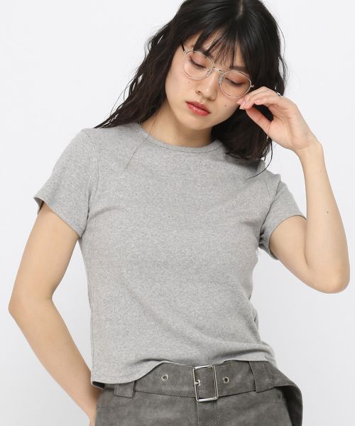 3.3 Field Trip/タッチTシャツ グレー FREE ウィメンズインナー ALAND エーランド 329100 韓国通販 ドットエスティ 3.3 Field Trip/タッチTシャツ グレー FREE ウィメンズインナー ALAND エーランド 329100 韓国通販 ドットエスティ